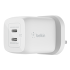 Dual USB-C GaN Wall Charger with PPS 65W, White, hi-res